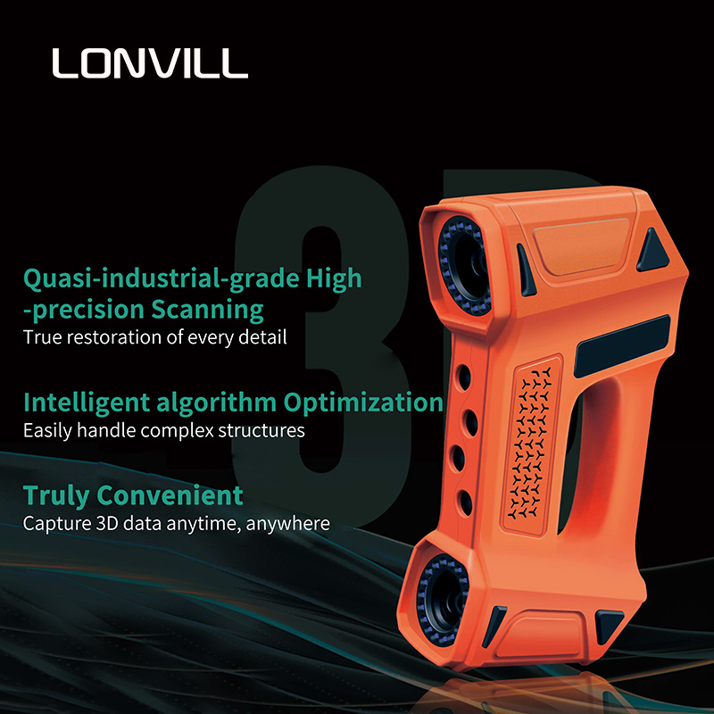 LONVILL El Tipi 3D Tarama Ciha - Handheld 3D Scanner High Precision incelemesi ve fiyatı