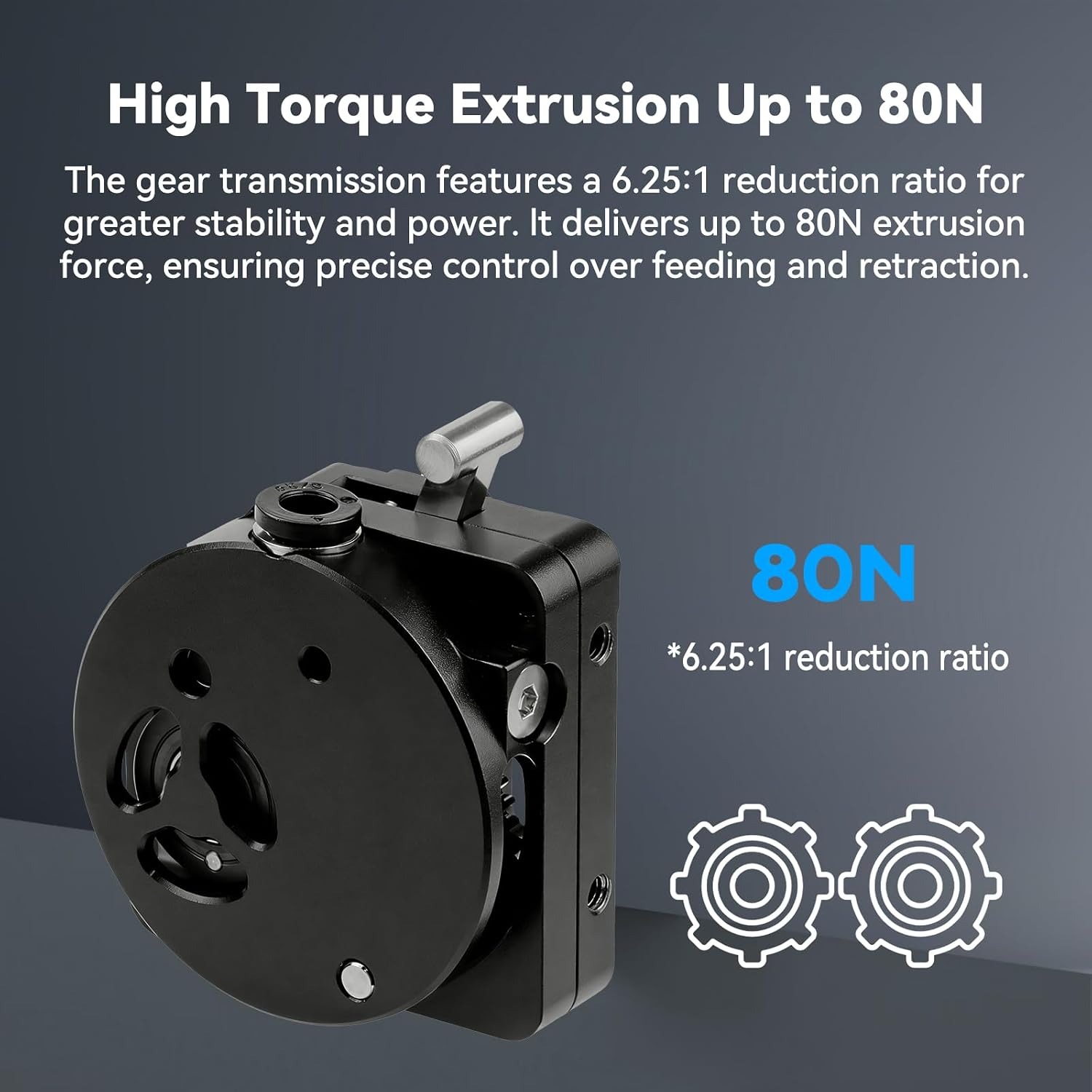 K1/K1 Max/K1C/SE Ekstrüder, Ge - Direct Drive Dual Gear Extruder High Speed incelemesi ve fiyatı