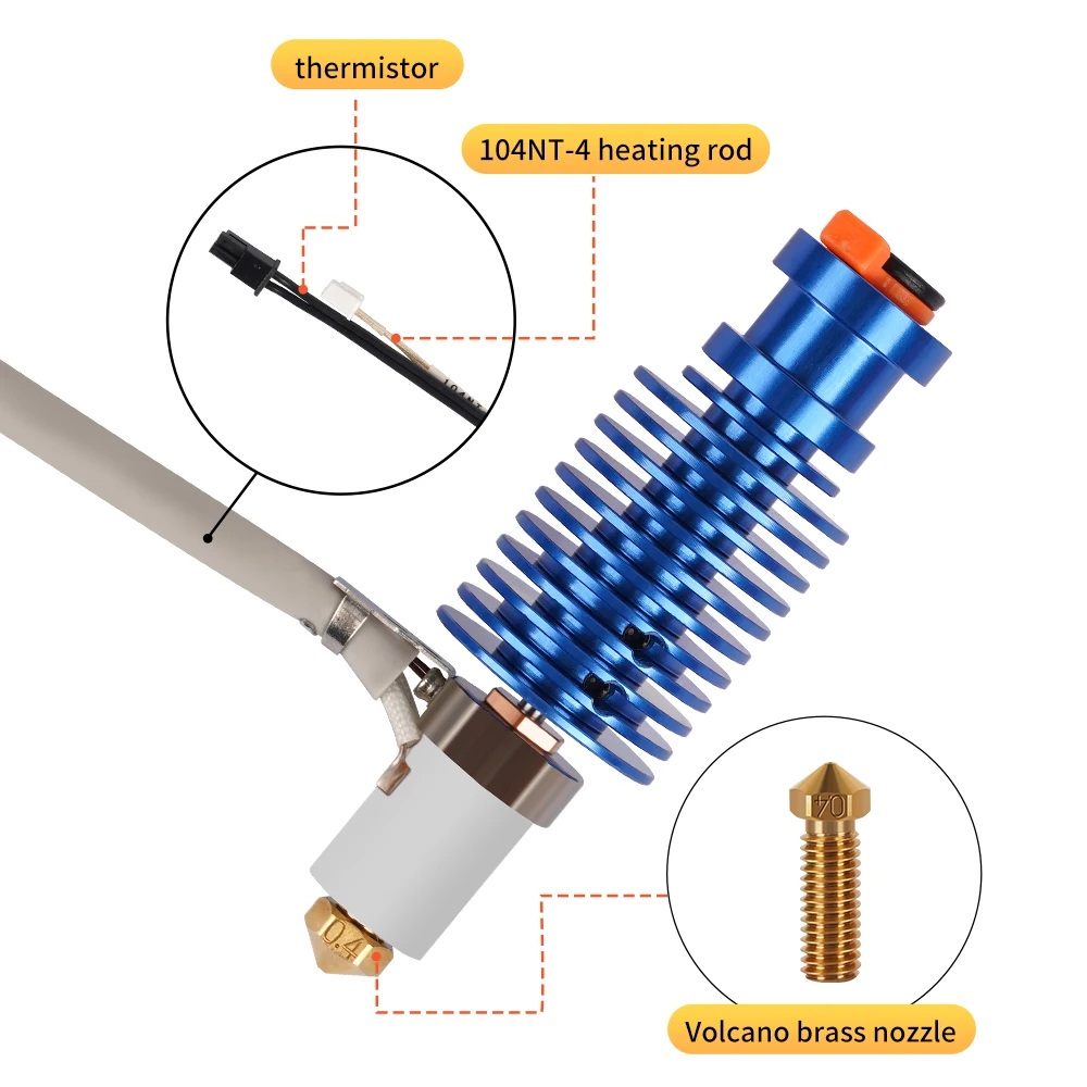 Volcano Hotend Kiti 24V 60W E3 - Corexy 3D Printer Kit incelemesi ve fiyatı