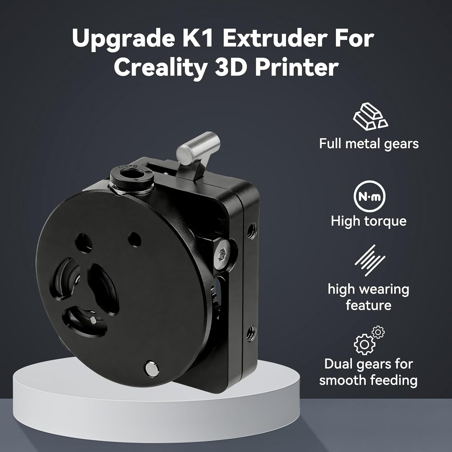 K1/K1 Max/K1C/K1 SE için Geliş - Direct Drive Dual Gear Extruder High Speed incelemesi ve fiyatı